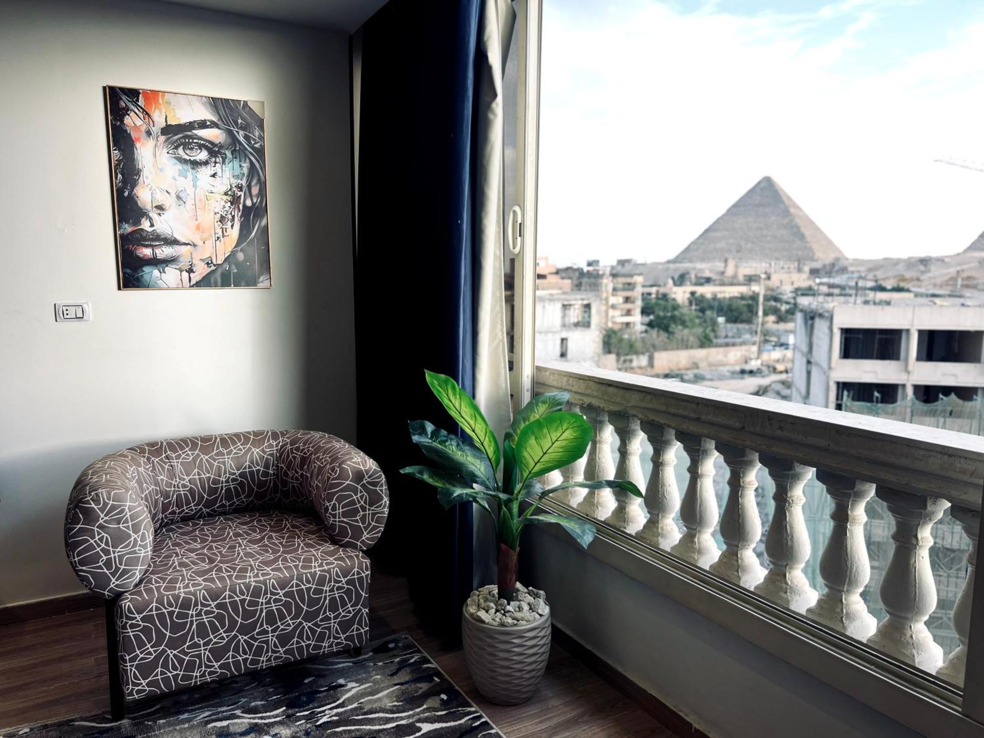 Grand Pyramids Inn Kafret el-Gabal Exteriér fotografie